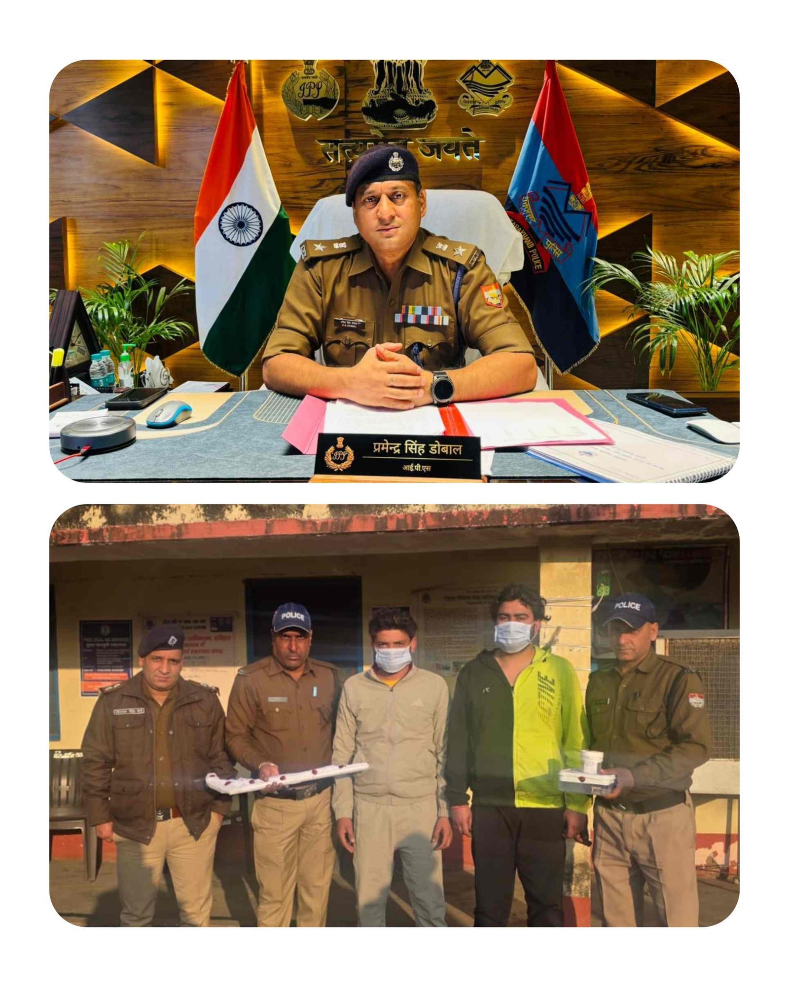 खेड़ाजट गोलीकांड का खुलासा, दो आरोपी गिरफ्तार, अवैध तमंचे व कारतूस बरामद