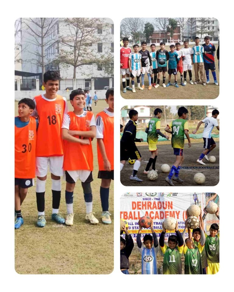 देहरादून फुटबॉल एकेडमी के 11 खिलाड़ी रिलायंस यंग चैंप स्पोर्ट्स फाउंडेशन के नेशनल फाइनल के लिए चयनित