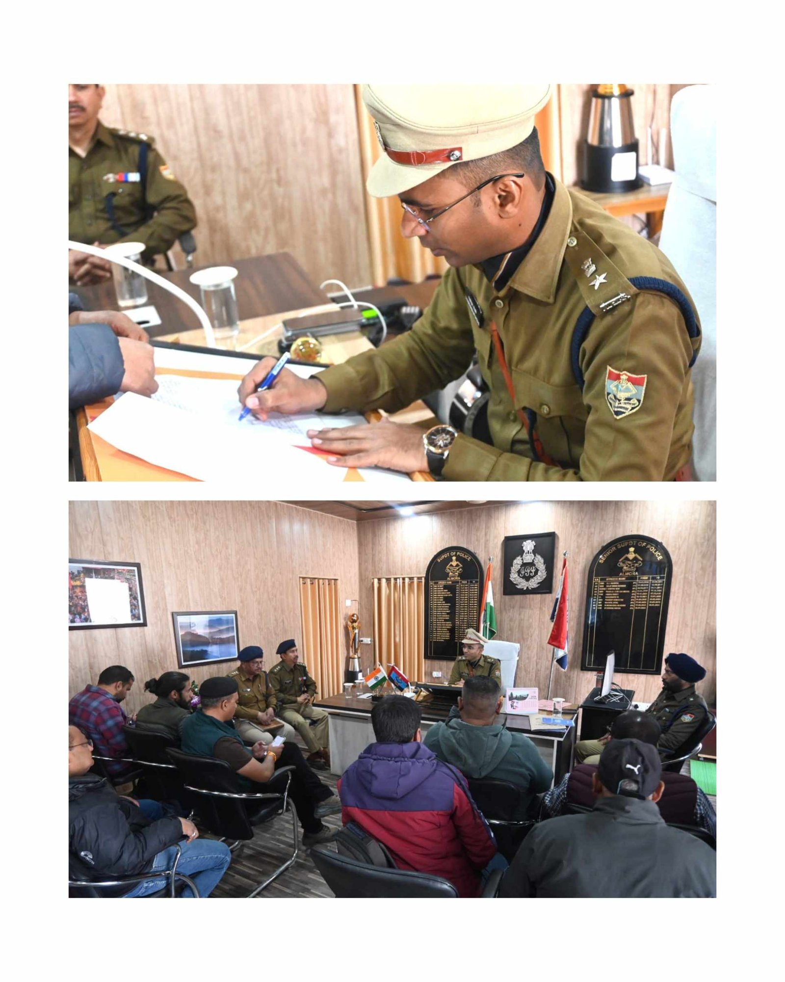 चन्द्रशेखर आर. घोड़के ने संभाली अल्मोड़ा पुलिस की कमान, नशा व अपराध मुक्त जनपद पर रहेगा फोकस