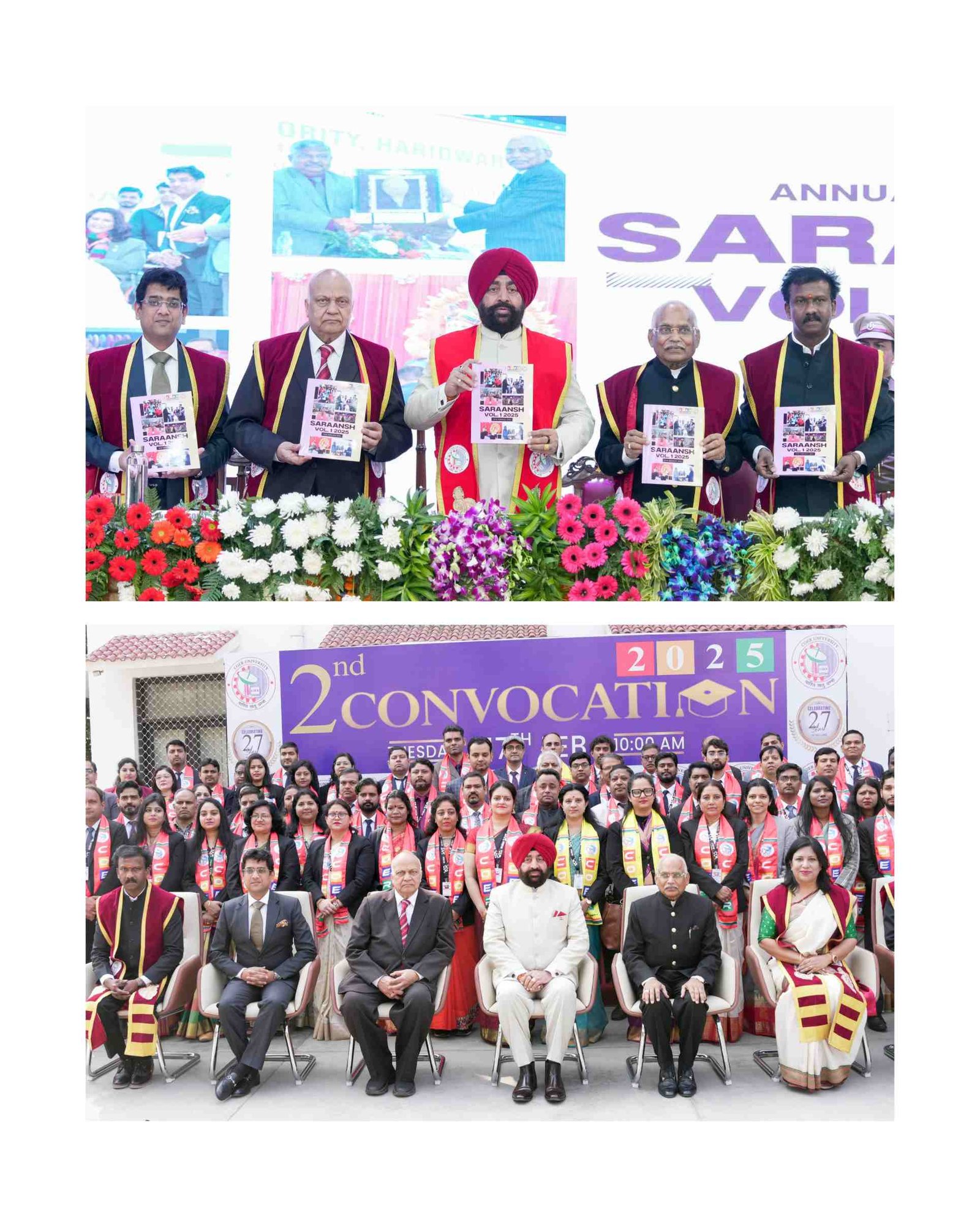 “राष्ट्र सर्वोपरि का संकल्प लेकर आगे बढ़ें युवा” – कोर विश्वविद्यालय के दीक्षांत समारोह में राज्यपाल का आह्वान