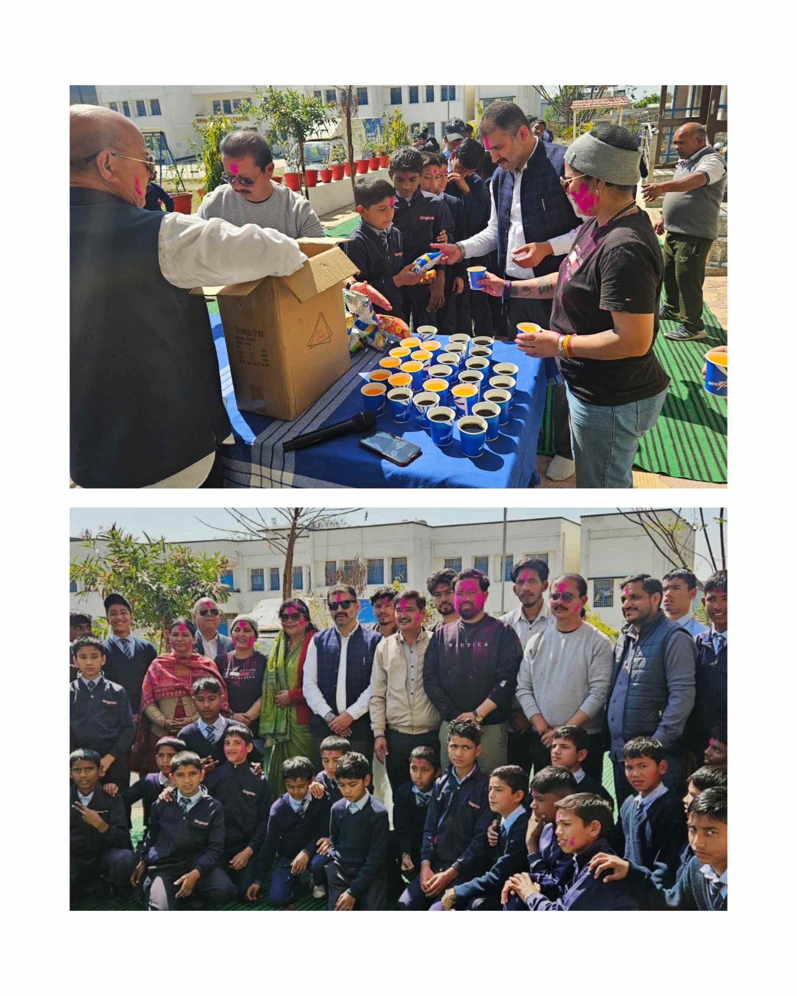 कौलागढ़ छात्रावास में कांग्रेसजनों ने बच्चों संग मनाई होली, रंग-गुलाल और मिष्ठान से बांटी खुशियां