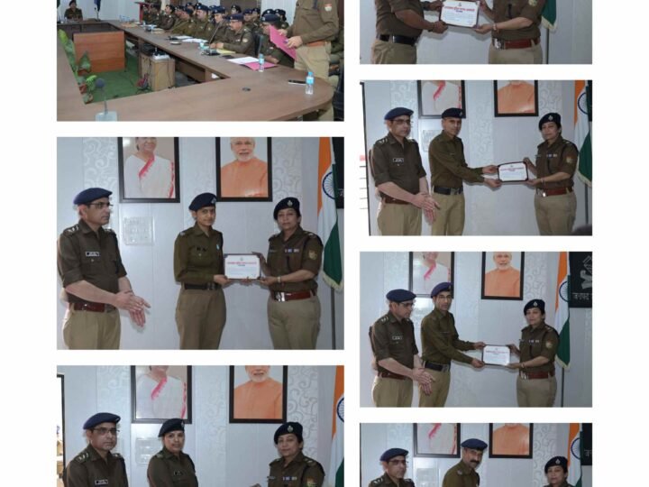 चारधाम यात्रा-2026 की तैयारियों पर एसपी उत्तरकाशी सख्त, मासिक अपराध गोष्ठी में 20 पुलिसकर्मी सम्मानित