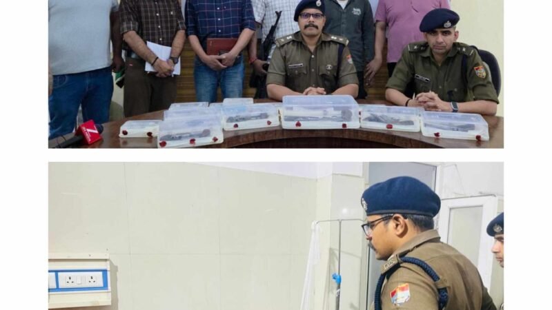 रुद्रपुर में पुलिस मुठभेड़ में असलाह सप्लायर बंटी कोली गिरफ्तार, 10 अवैध हथियार बरामद