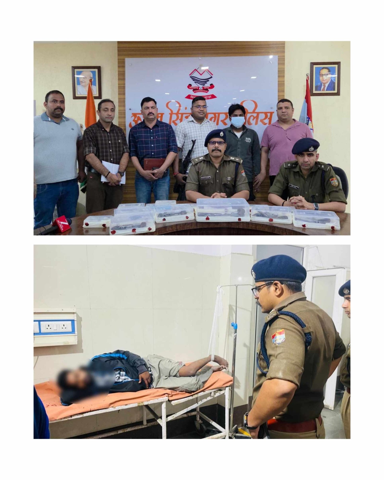 रुद्रपुर में पुलिस मुठभेड़ में असलाह सप्लायर बंटी कोली गिरफ्तार, 10 अवैध हथियार बरामद