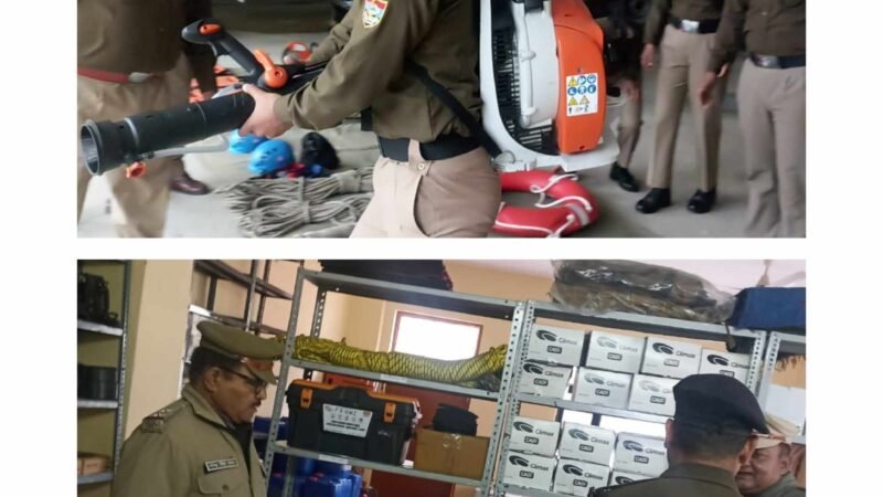 सीएफओ संजीव कुमार ने फायर स्टेशन उत्तरकाशी का किया अर्द्धवार्षिक निरीक्षण, तैयारियों को लेकर दिए गए दिशा-निर्देश