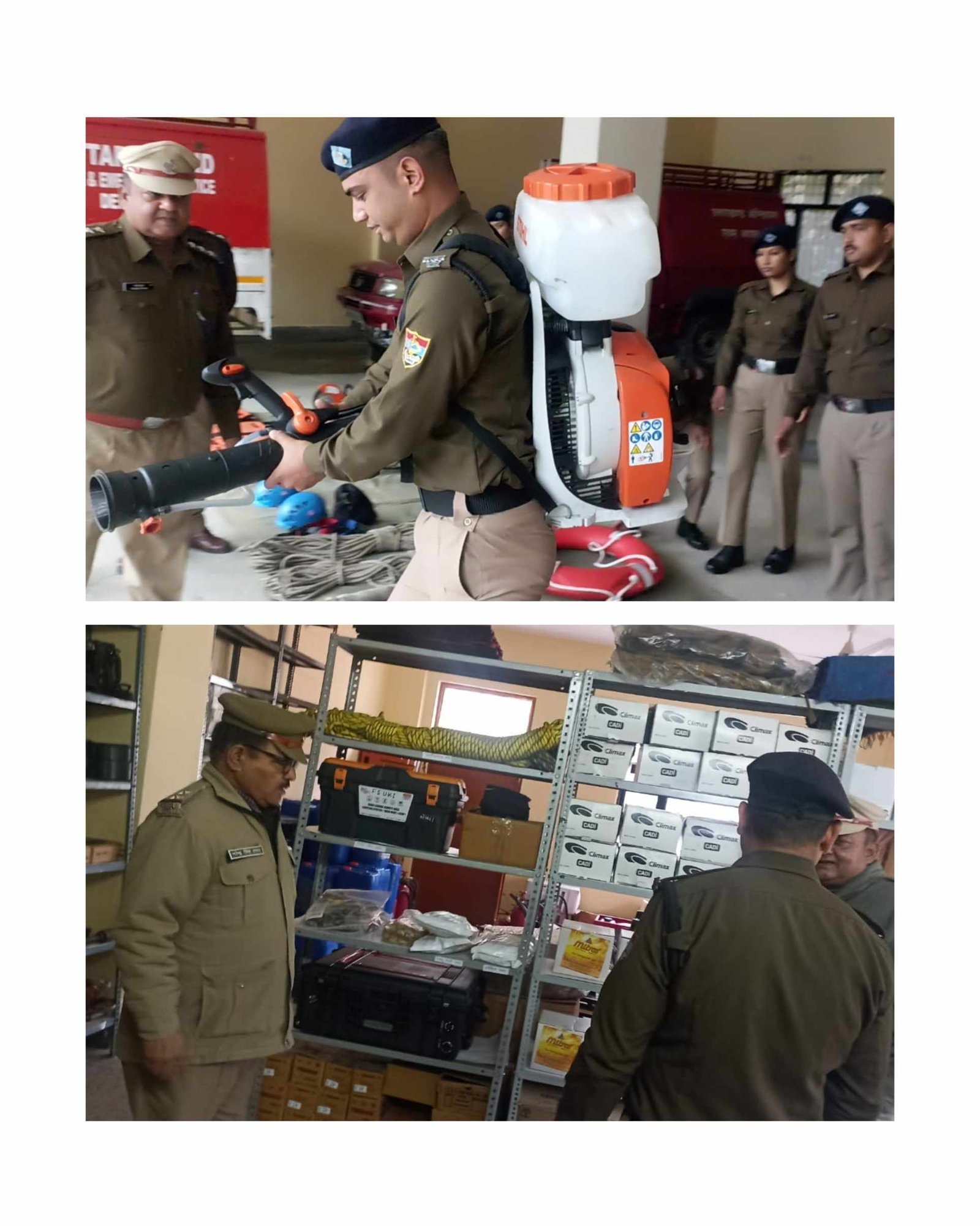 सीएफओ संजीव कुमार ने फायर स्टेशन उत्तरकाशी का किया अर्द्धवार्षिक निरीक्षण, तैयारियों को लेकर दिए गए दिशा-निर्देश