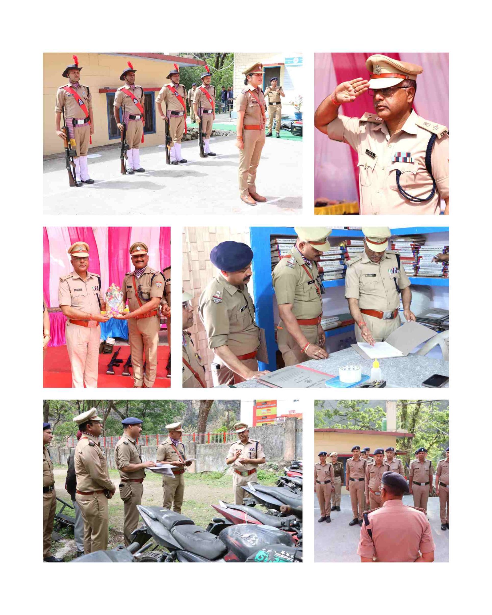 कोतवाली चमोली का वार्षिक निरीक्षण: एसपी ने व्यवस्थाओं को परखा, चारधाम यात्रा को लेकर दिए निर्देश