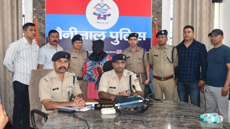 हल्द्वानी में महिला तस्कर गिरफ्तार, 60 लाख से अधिक की स्मैक बरामद