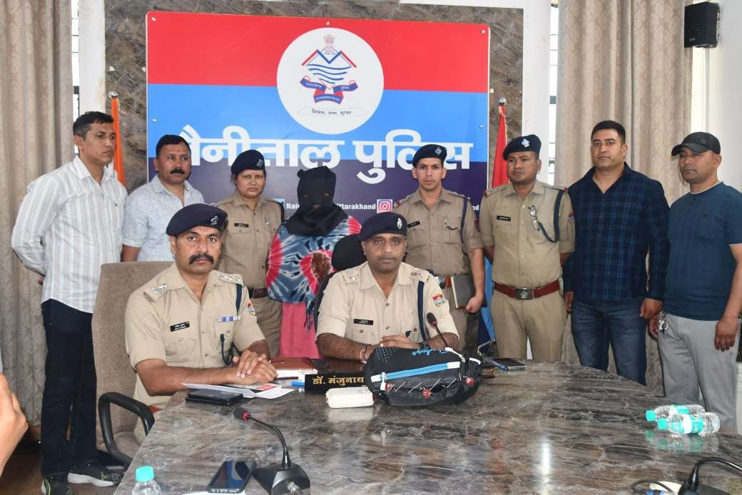 हल्द्वानी में महिला तस्कर गिरफ्तार, 60 लाख से अधिक की स्मैक बरामद