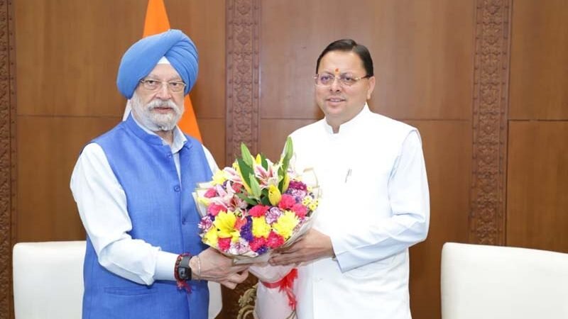 चारधाम यात्रा और आपदा प्रबंधन को लेकर मुख्यमंत्री धामी ने केंद्रीय मंत्री से मांगी अतिरिक्त एलपीजी आपूर्ति