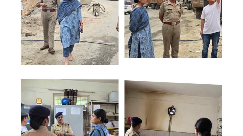 चारधाम यात्रा से पहले रुद्रप्रयाग पुलिस अलर्ट, एसपी ने बद्रीनाथ हाईवे व स्लाइडिंग जोन का किया निरीक्षण