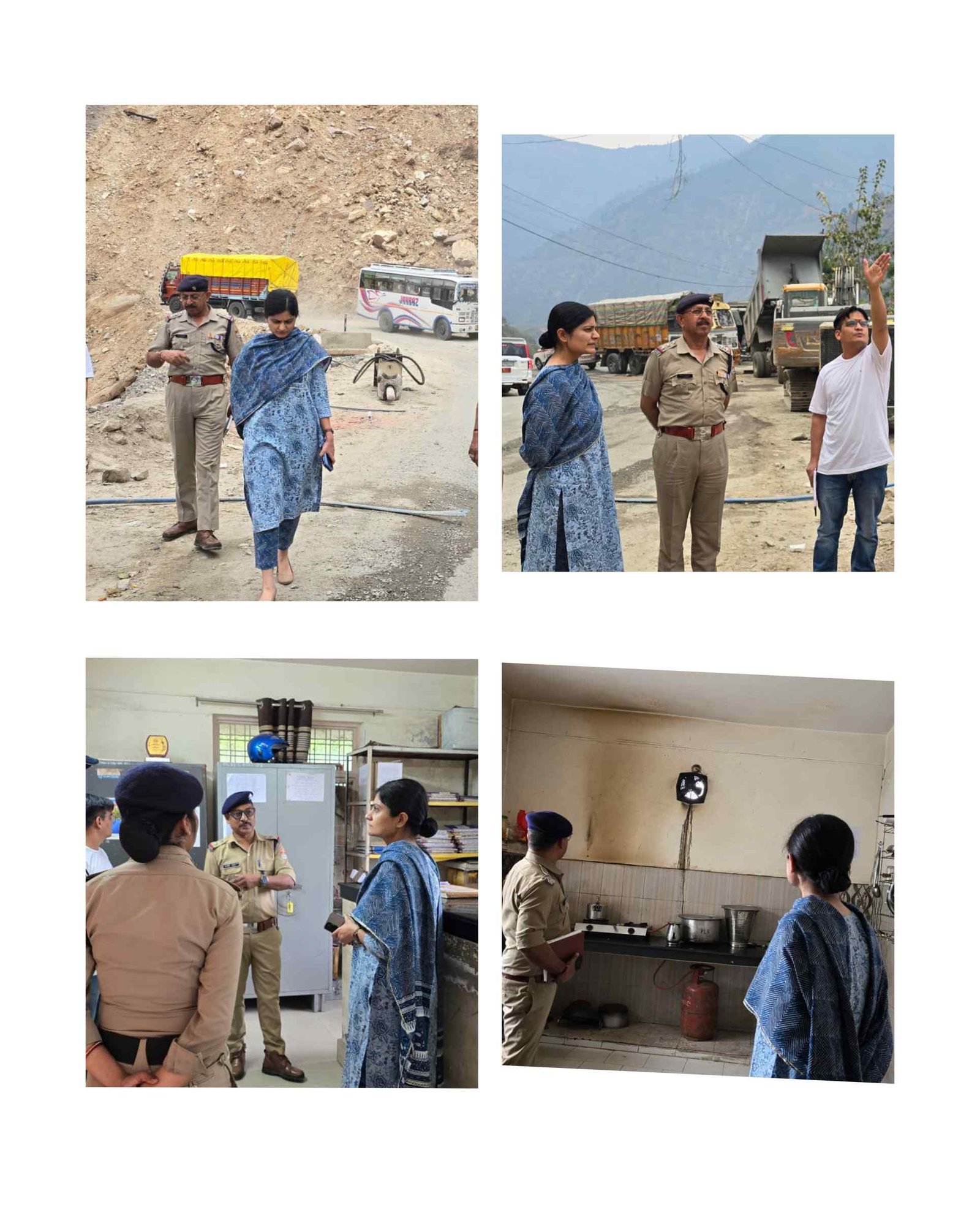 चारधाम यात्रा से पहले रुद्रप्रयाग पुलिस अलर्ट, एसपी ने बद्रीनाथ हाईवे व स्लाइडिंग जोन का किया निरीक्षण