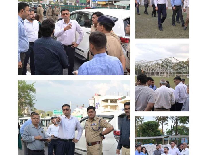 प्रधानमंत्री के दौरे से पहले देहरादून में तैयारियां तेज, डीएम ने किया स्थलीय निरीक्षण