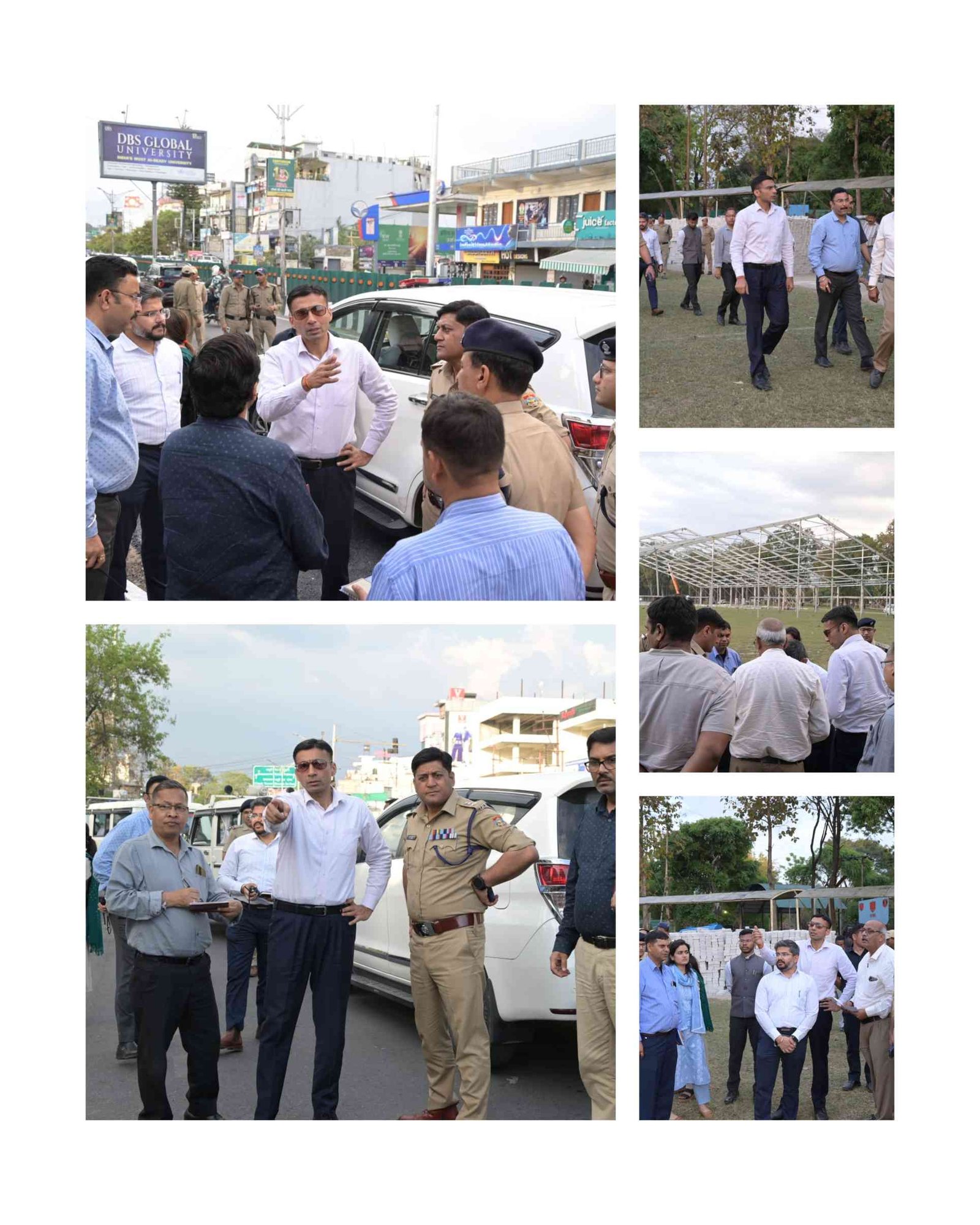 प्रधानमंत्री के दौरे से पहले देहरादून में तैयारियां तेज, डीएम ने किया स्थलीय निरीक्षण