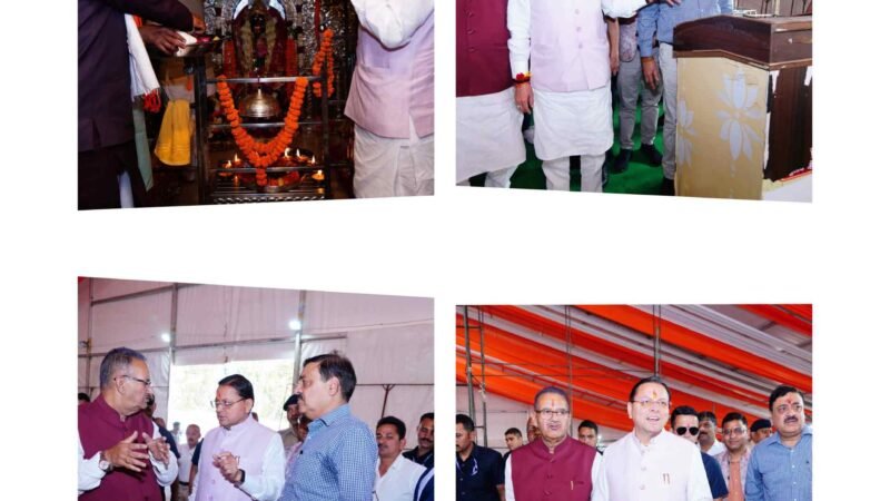 पीएम मोदी के कार्यक्रम से पहले सीएम धामी का स्थलीय निरीक्षण, व्यवस्थाओं को लेकर दिए सख्त निर्देश