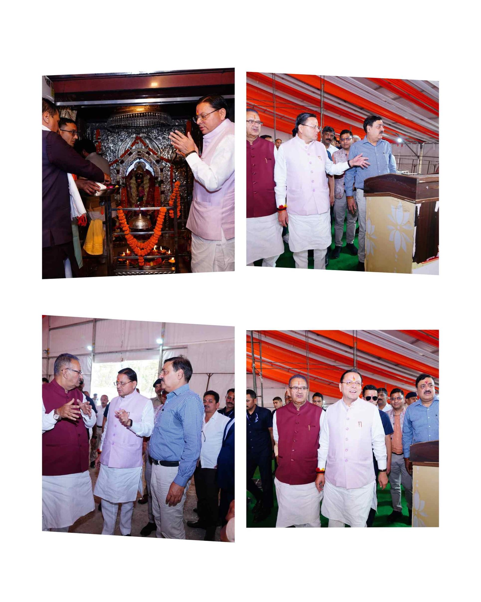 पीएम मोदी के कार्यक्रम से पहले सीएम धामी का स्थलीय निरीक्षण, व्यवस्थाओं को लेकर दिए सख्त निर्देश