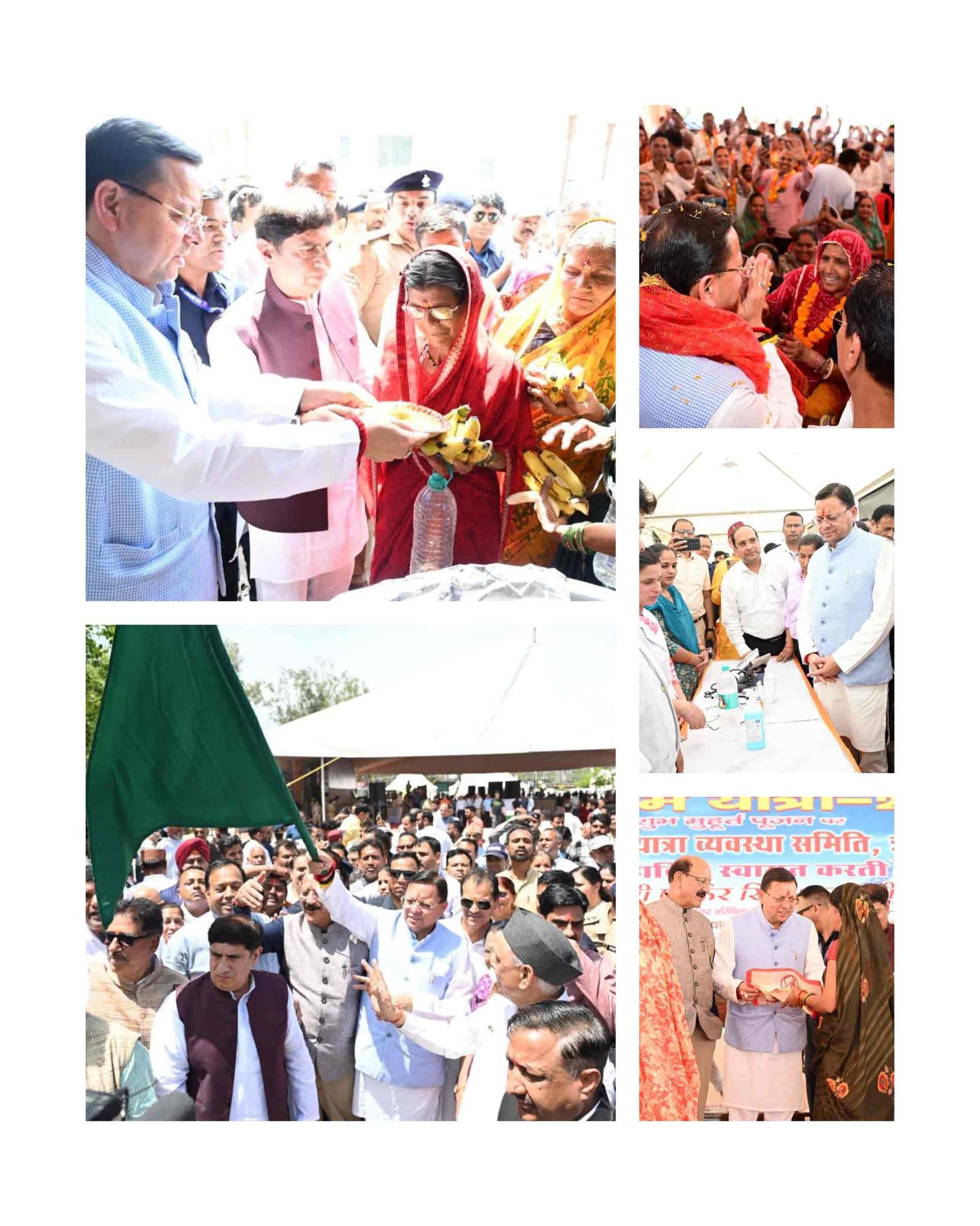 चारधाम यात्रा 2026 का शुभारंभ: मुख्यमंत्री धामी ने बसों को दिखाई हरी झंडी