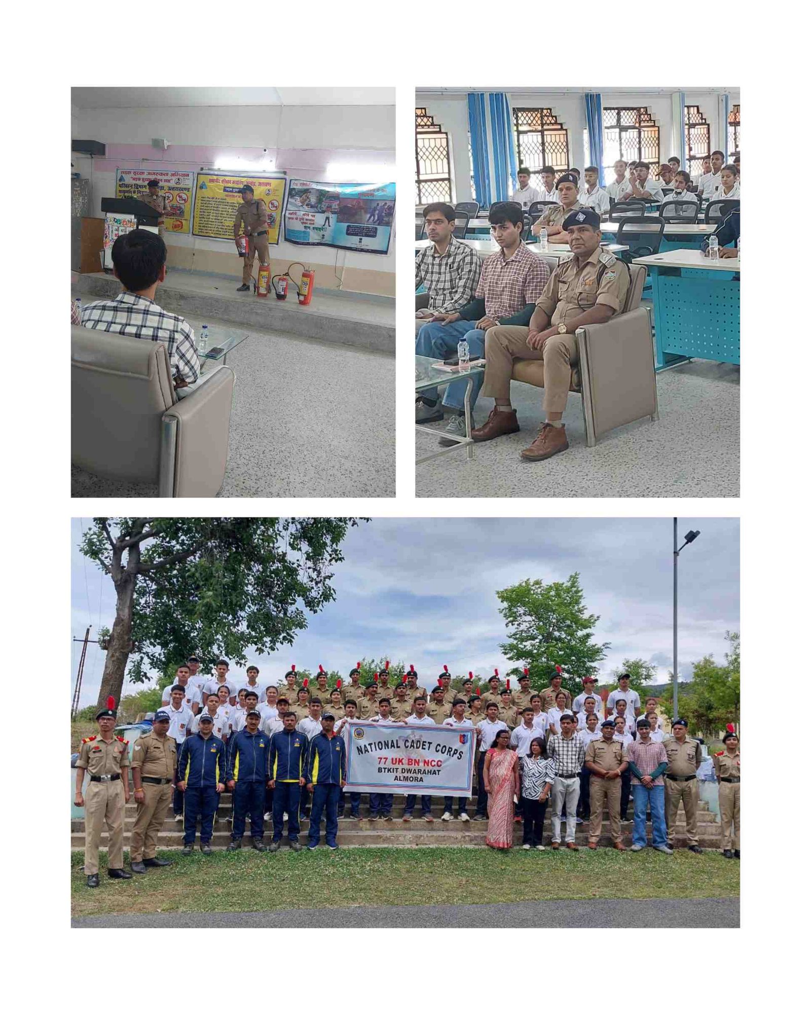 द्वाराहाट इंजीनियरिंग कॉलेज में आपदा और अग्निकांड से निपटने के लिए युवाओं को दिया गया प्रशिक्षण