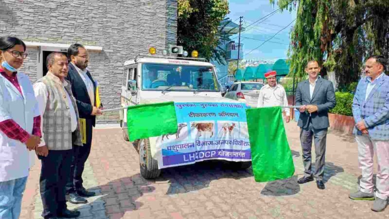 पिथौरागढ़ में खुरपका-मुँहपका रोग से बचाव को 45 दिवसीय टीकाकरण अभियान शुरू, 3.51 लाख पशुओं को कवर करने का लक्ष्य