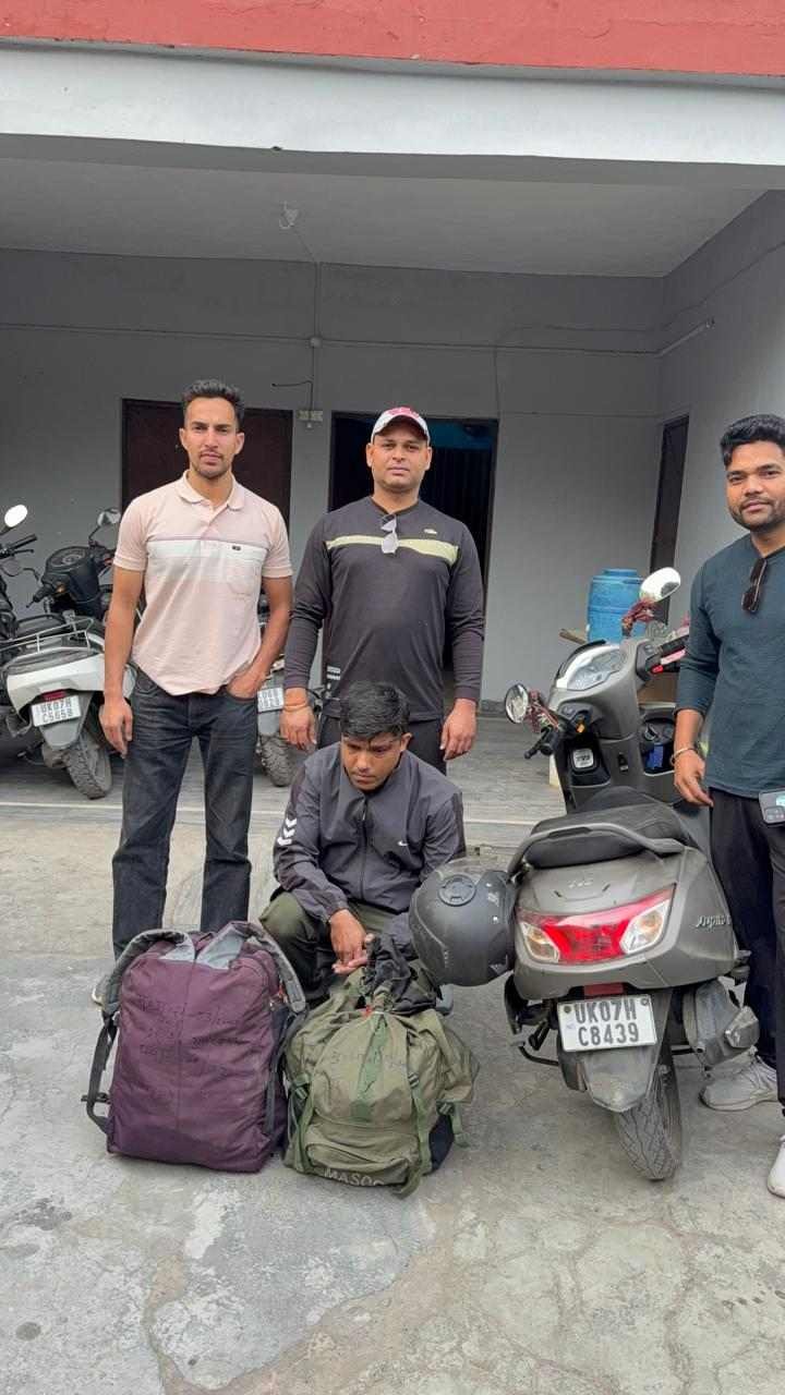 ऋषिकेश में स्कूटर से शराब तस्करी नाकाम, डेढ़ लाख की शराब बरामद