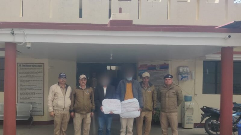 उत्तरकाशी में नशे पर बड़ा प्रहार, 1.032 किग्रा चरस के साथ दो तस्कर गिरफ्तार