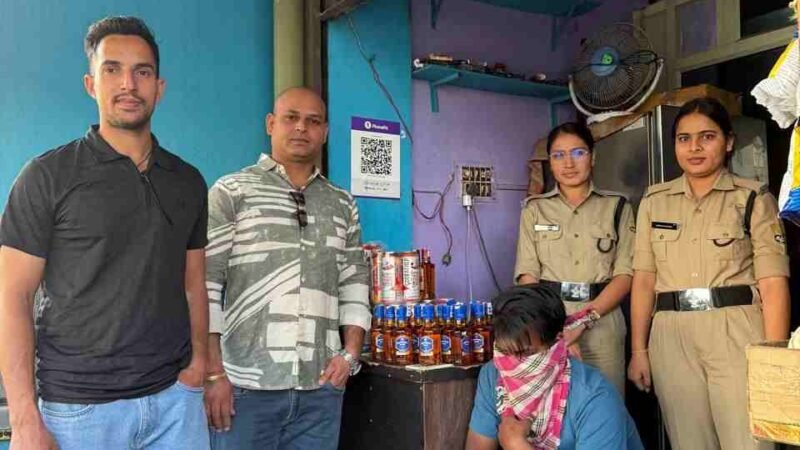 ऋषिकेश में अवैध शराब बिक्री पर कार्रवाई, रेस्टोरेंट से भारी मात्रा में शराब बरामद