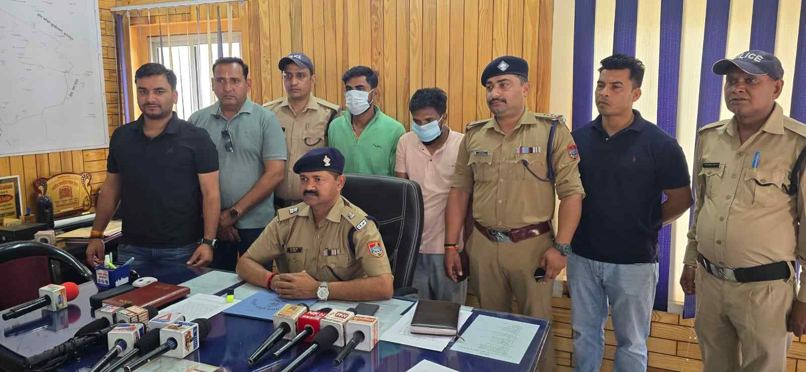 32 लाख की 108 ग्राम स्मैक के साथ कोतवाली आईटीआई पुलिस–एसओजी की कार्रवाई, दो तस्कर गिरफ्तार