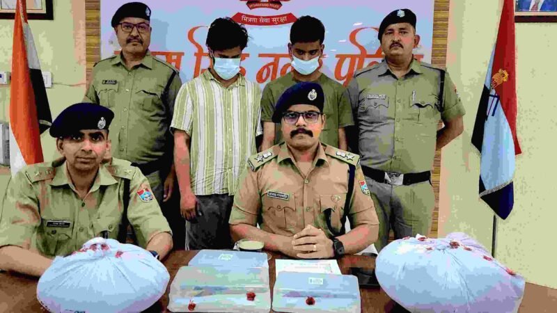 ऑपरेशन प्रहार में बड़ी सफलता: 3 तमंचे व 2.6 किलो गांजे के साथ दो तस्कर गिरफ्तार