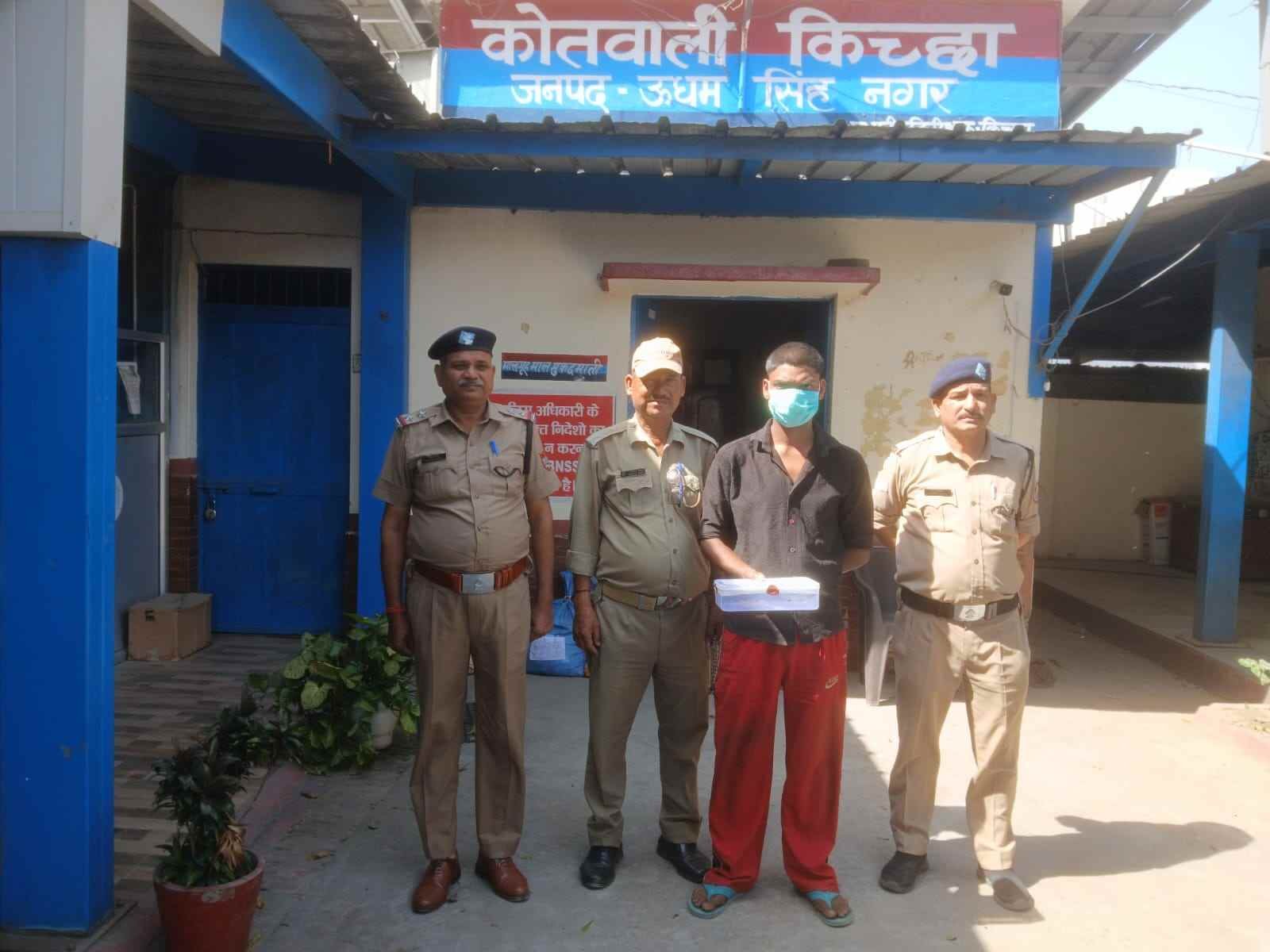 ऊधमसिंहनगर  पुलिस ने किया   किच्छा हत्याकांड का खुलासा, आरोपी गिरफ्तार, चाकू बरामद