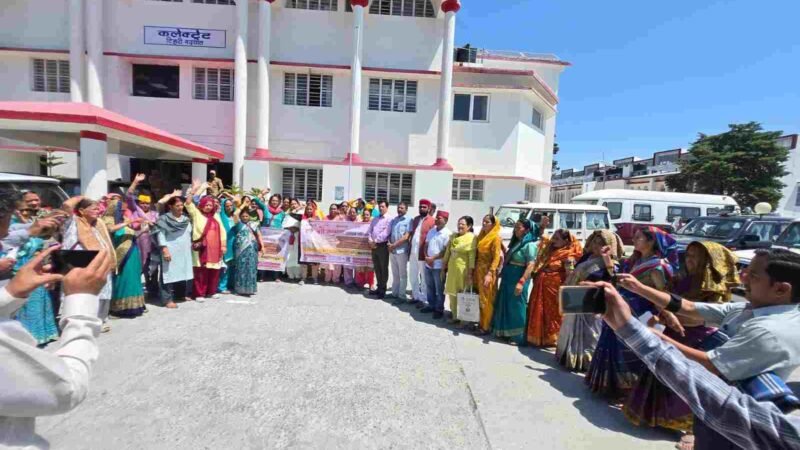 टिहरी में “गौ सम्मान अभियान” की गूंज, गौ संरक्षण को लेकर निकली विशाल रैली