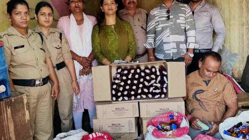 ऋषिकेश में आबकारी टीम की कार्रवाई, 16 पेटी अवैध शराब बरामद