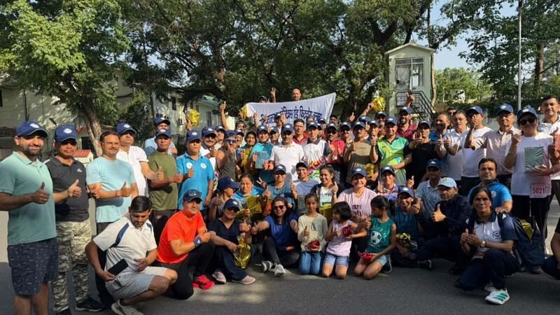 सचिवालय एथलेटिक्स एंड फिटनेस क्लब ने कराया “रन फॉर हेल्थ” का आयोजन