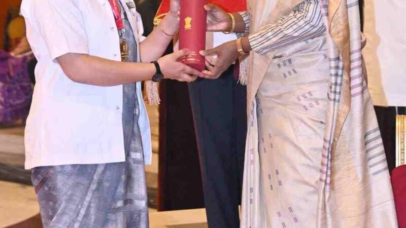 उत्तरकाशी की पूजा परमार राणा को राष्ट्रीय फ्लोरेंस नाइटिंगेल पुरस्कार