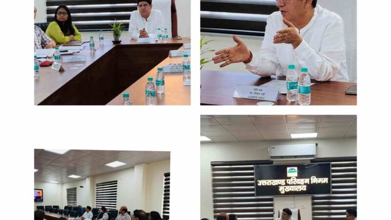 परिवहन मंत्री प्रदीप बत्रा का UTC मुख्यालय दौरा, यात्री सुविधाओं व सेवाओं में सुधार पर जोर