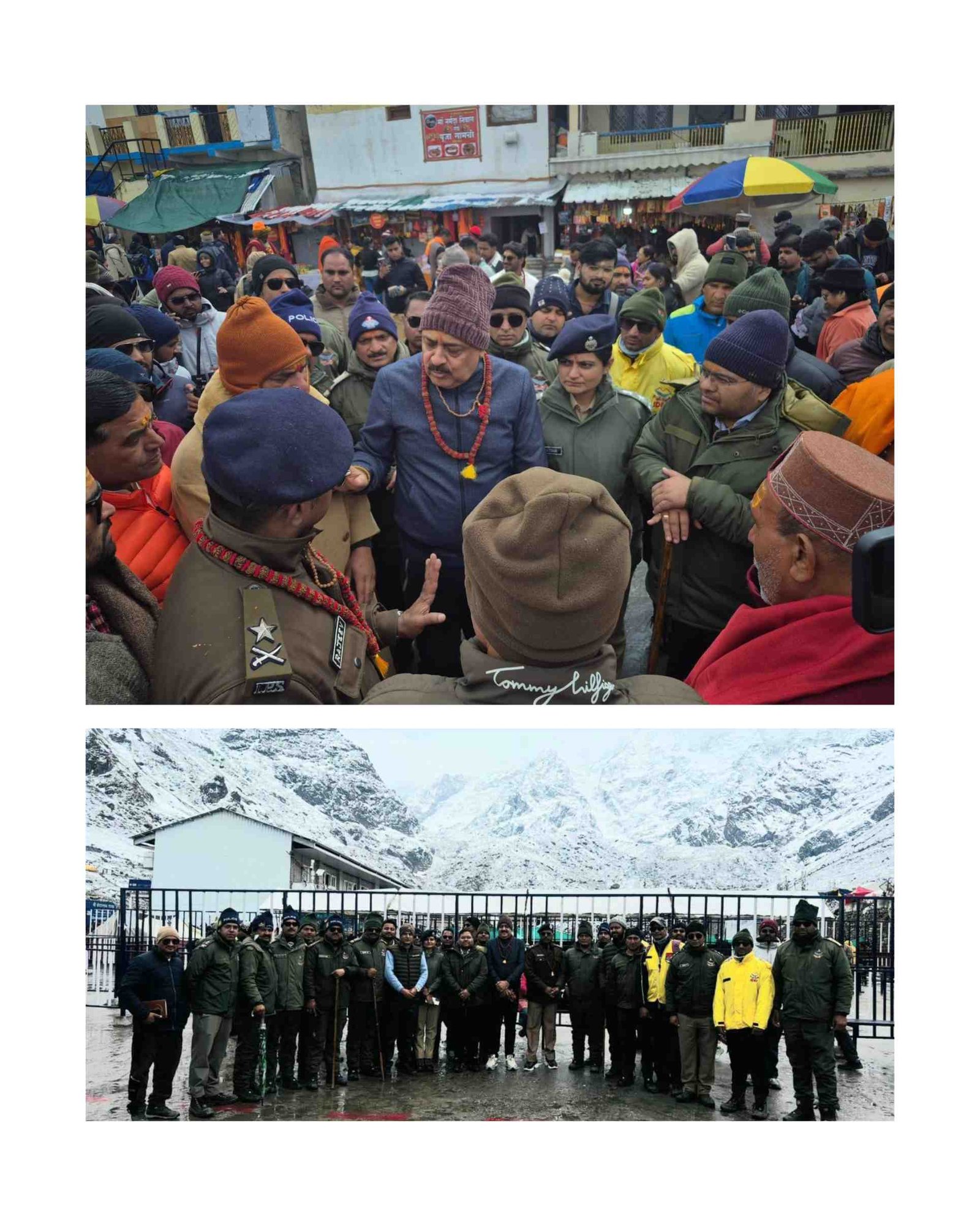 केदारनाथ धाम में व्यवस्थाओं का स्थलीय निरीक्षण, सुरक्षित व सुव्यवस्थित यात्रा पर जोर