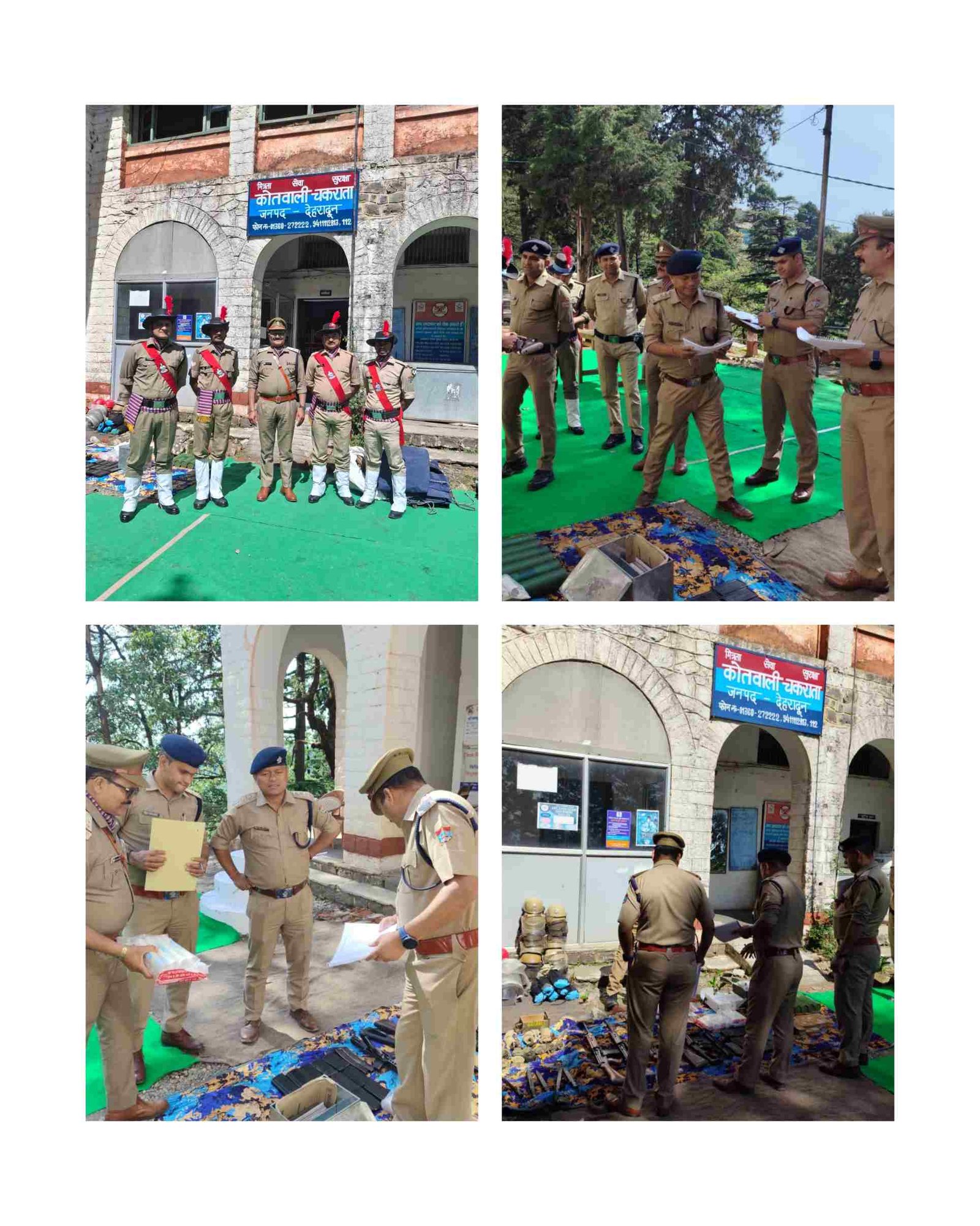 विकासनगर क्षेत्राधिकारी ने किया कोतवाली चकराता का अर्द्धवार्षिक निरीक्षण, व्यवस्थाओं को दुरुस्त रखने के निर्देश