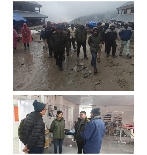 जिलाधिकारी और एसपी ने केदारनाथ धाम पहुंच यात्रा व्यवस्थाओं का लिया जायजा, अधिकारियों को दिए निर्देश