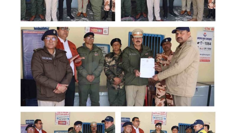 बद्रीनाथ धाम यात्रा में सेवा दे रहे “खाकी के असली हीरो” सम्मानित, एसपी चमोली और सीडीओ ने बढ़ाया जवानों का उत्साह