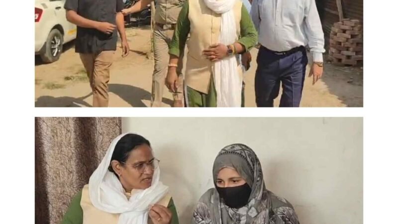 हलाला के खिलाफ मुकदमा दर्ज कराने वाली पीड़िता से मिलीं फरजाना बेगम