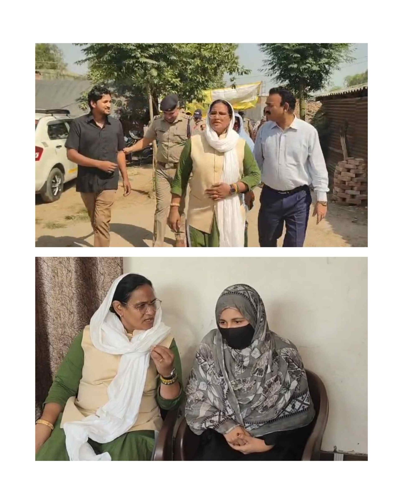हलाला के खिलाफ मुकदमा दर्ज कराने वाली पीड़िता से मिलीं फरजाना बेगम