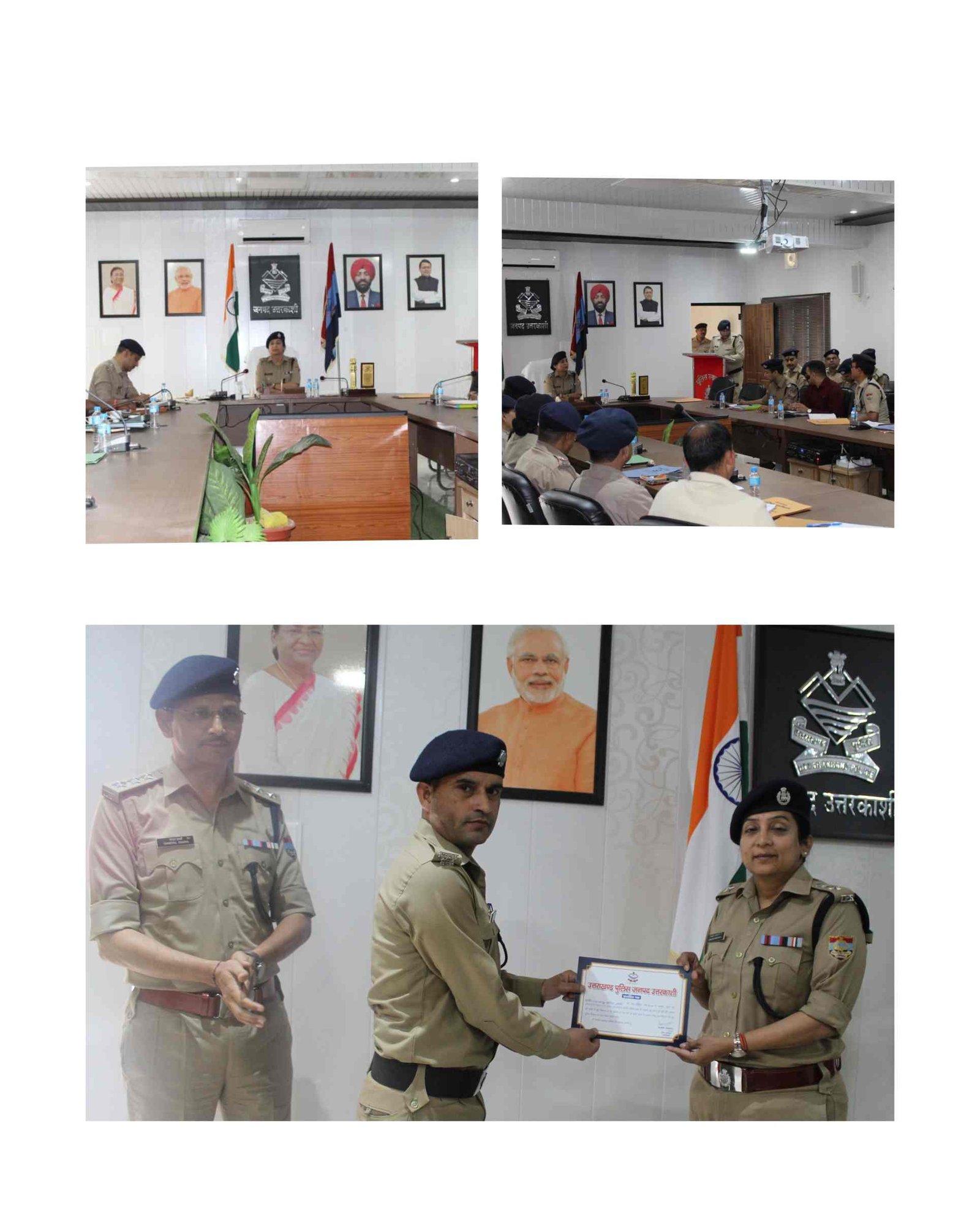 एसपी उत्तरकाशी कमलेश उपाध्याय ने उत्कृष्ट कार्य करने वाले 13 पुलिस अधिकारी एवं कर्मचारी किए सम्मानित