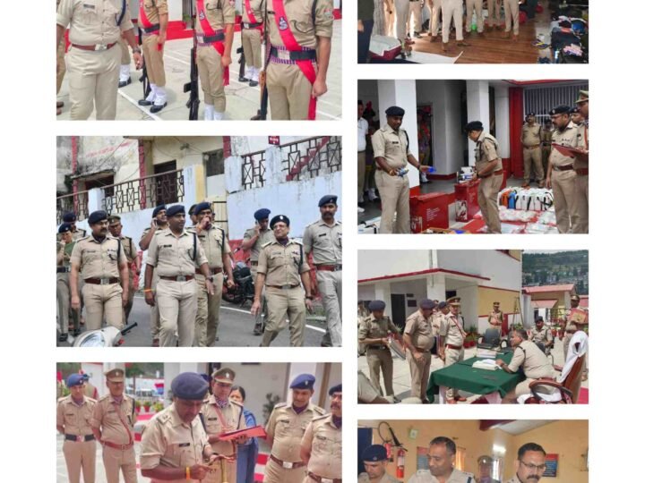 एसएसपी मंजूनाथ टी.सी. ने किया पुलिस लाइन नैनीताल का वार्षिक निरीक्षण, पुलिस कल्याण पर दिया जोर