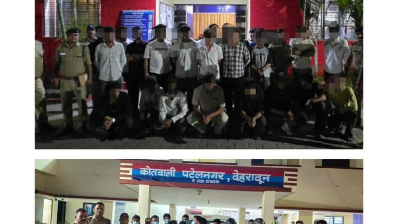 दून पुलिस की “नाईट स्ट्राइक” में बड़ी कार्रवाई, 47 ड्रंक एंड ड्राइव आरोपी गिरफ्तार, 67 वाहन सीज, 74 हजार रुपये जुर्माना वसूला