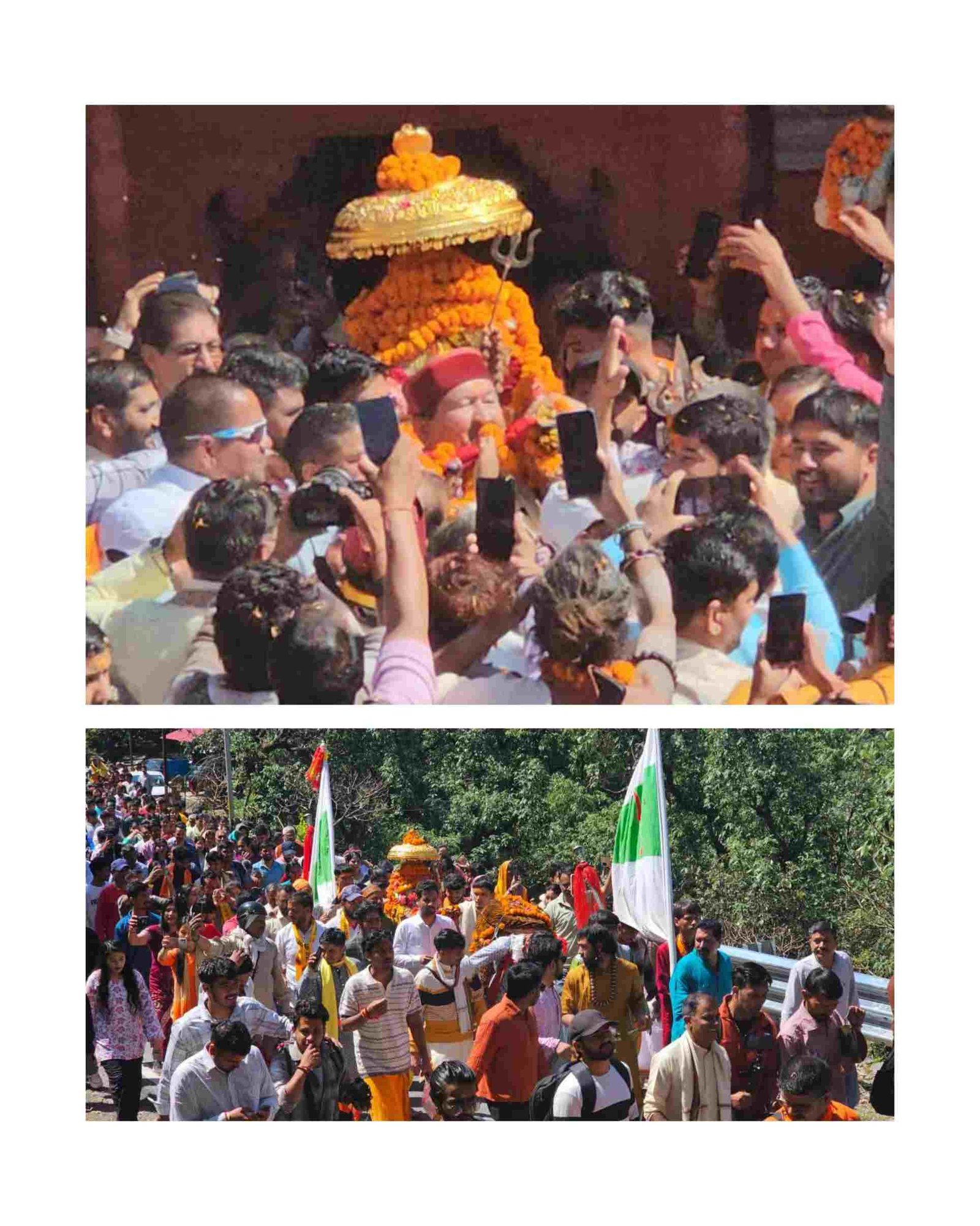 पंच केदार के चतुर्थ केदार रुद्रनाथ धाम के लिए रवाना हुई देव डोली, सोमवार को खुलेंगे कपाट