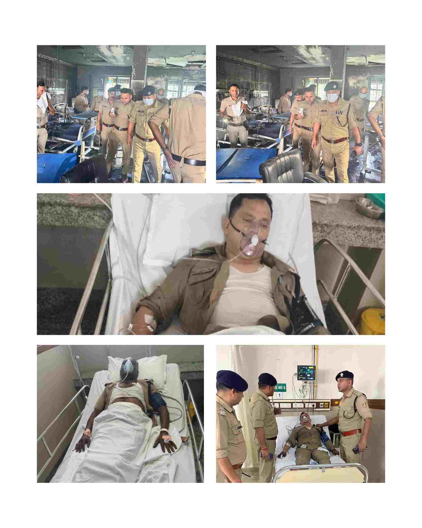 नेहरू कॉलोनी स्थित निजी अस्पताल में एसी ब्लास्ट से लगी आग, धुएं और गैस के बीच आईसीयू में फंसे मरीजों को बचाया , रेस्क्यू के दौरान कई पुलिसकर्मी भी हुए घायल