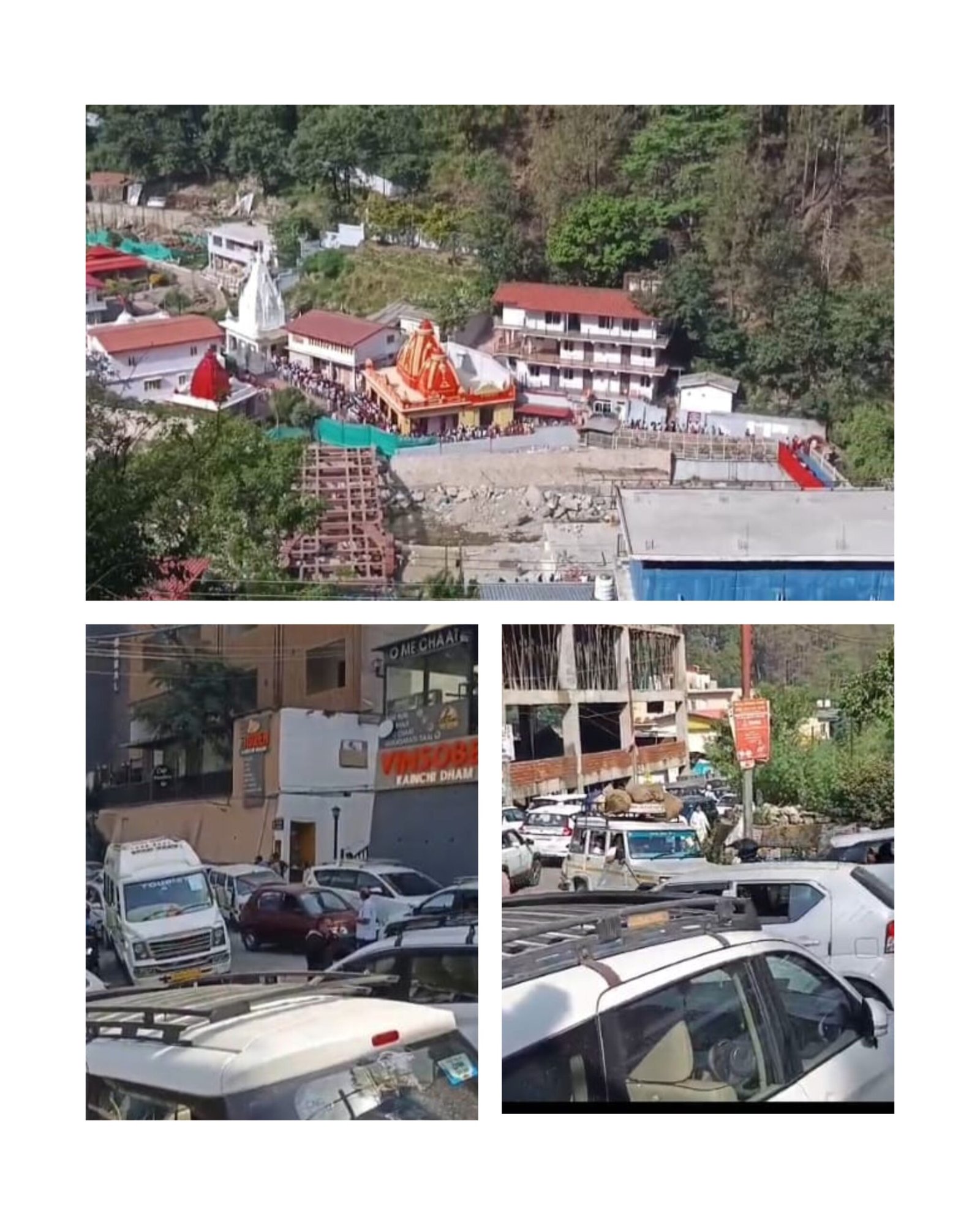 विश्व प्रसिद्ध बाबा नीम करौली महाराज कैची धाम में सुबह से लगा जाम, यात्रियों समेत स्थानीय लोग हुए हलकान