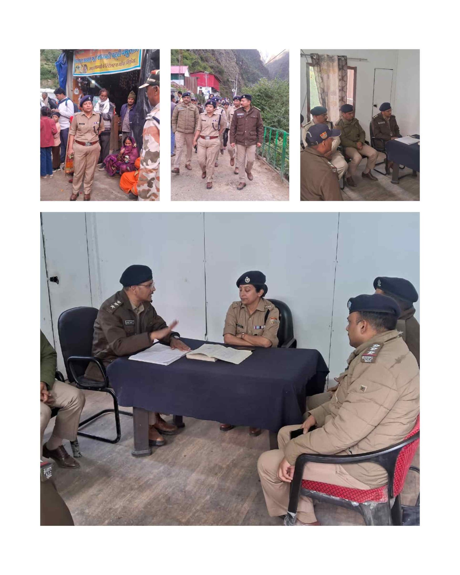 उत्तरकाशी पुलिस का ग्राउंड एक्शन तेज,एसपी कमलेश उपाध्याय ने जानकीचट्टी में कैंप कर संभाली सुरक्षा और यात्रा व्यवस्थाओं की कमान