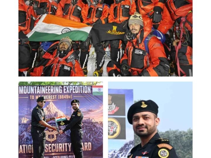NSG के मेजर अखिलेश भट्ट के नेतृत्व में उत्तराखंड के वीरों ने एवरेस्ट पर फहराया तिरंगा