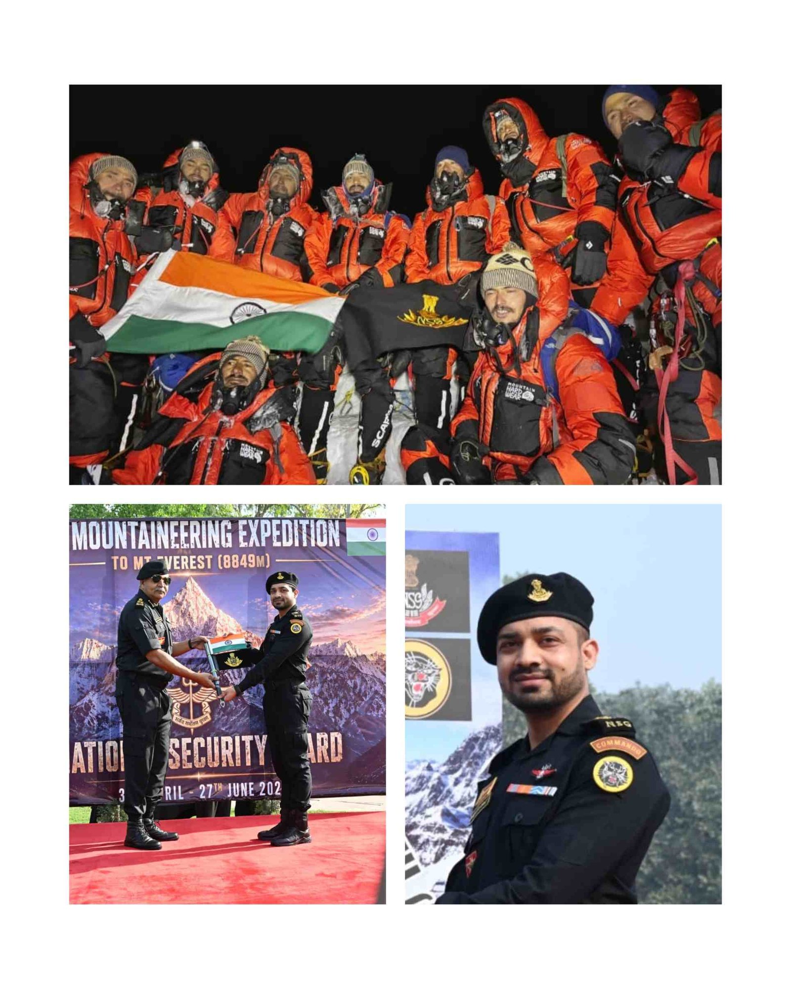 NSG के मेजर अखिलेश भट्ट के नेतृत्व में उत्तराखंड के वीरों ने एवरेस्ट पर फहराया तिरंगा