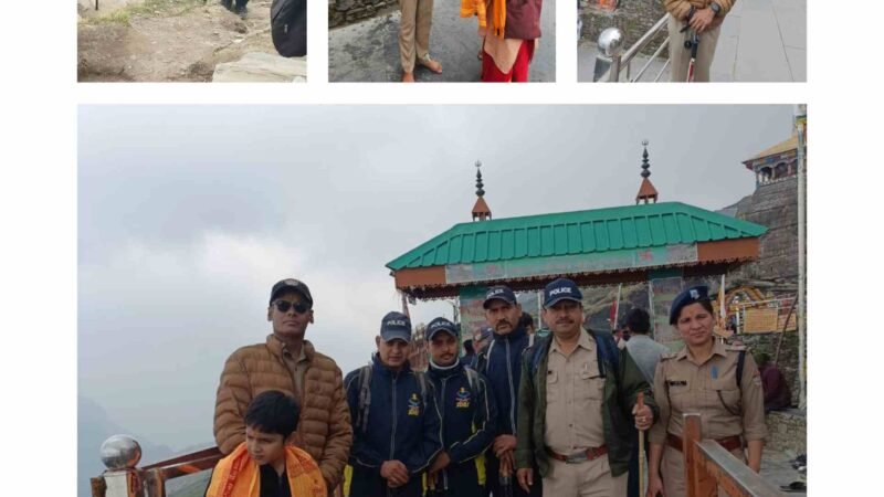 तृतीय केदार तुंगनाथ धाम यात्रा व्यवस्थाओं का एडीजी डॉ. वी. मुरुगेशन ने लिया जायजा, पुलिस को मुस्तैदी के निर्देश